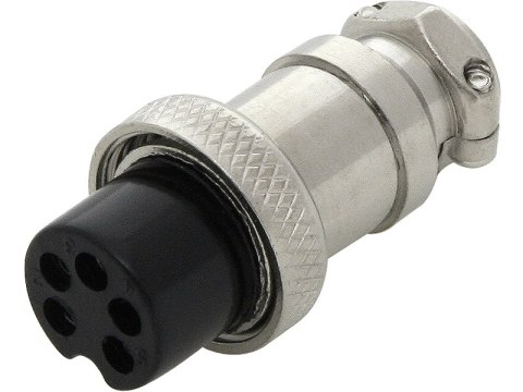 20-096# Wtyk cb mikrofonowy 5pin na kabel 20-096# Wtyk cb mikrofonowy 5pin na kabel