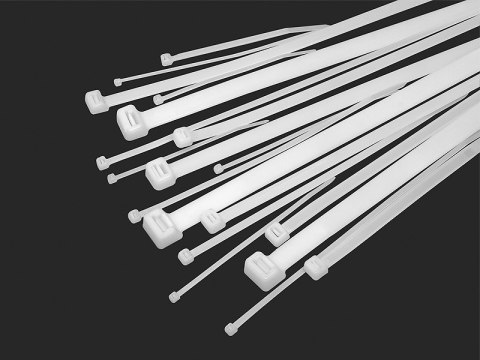 41-059# Opaska zaciskowa 3,5x250mm biała 41-059# Opaska zaciskowa 3,5x250mm biała
