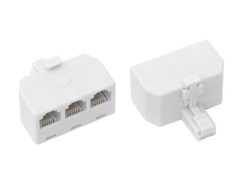 5293# Rozgałęźnik telefoniczny wtyk-3 gniazda mod 6p4c 5293# Rozgałęźnik telefoniczny wtyk-3 gniazda mod 6p4c