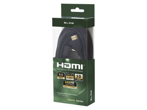 92-605# Przyłącze hdmi-hdmi classic kątowe 5m 92-605# Przyłącze hdmi-hdmi classic kątowe 5m