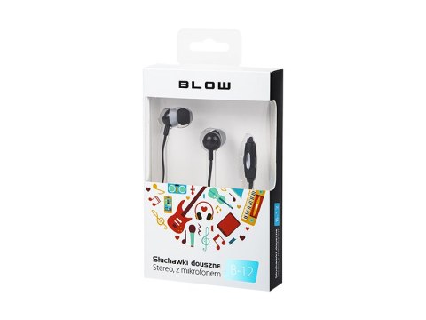 32-751# Słuchawki blow b-12 black douszne 32-751# Słuchawki blow b-12 black douszne