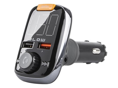74-154# Transmiter fm blow bt zestaw głośnomówiący + bass + qc3.0