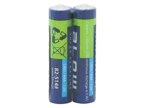 82-514# Bateria blow super alkaline aaa lr3 2szt 82-514# Bateria blow super alkaline aaa lr3 2szt