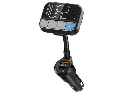 74-165# Transmiter fm blow bluetooth5.0+ładowarka 3,4a 74-165# Transmiter fm blow bluetooth5.0+ładowarka 3,4a