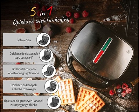 AD 3040 Opiekacz wielofunkcyjny 5w1 AD 3040 Opiekacz wielofunkcyjny 5w1