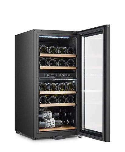 AD 8080 Lodówka na wino 24 butelki/ 60 litrów AD 8080 Lodówka na wino 24 butelki/ 60 litrów