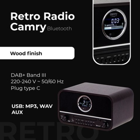 CR 1182 Retro radio z bluetooth CR 1182 Retro radio z bluetooth
