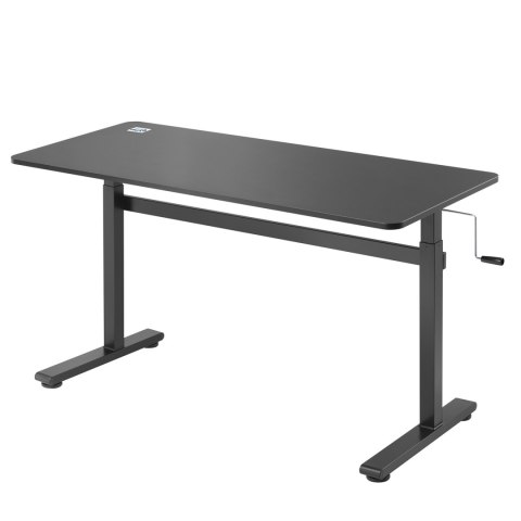 Biurko ręczna regulacja wys Ergo Office, max 40 kg, max wys 117cm, z blatem do pracy stojąco siedzącej, ER-401 B Biurko ręczna regulacja wys Ergo Office, max 40 kg, max wys 117cm, z blatem do pracy stojąco siedzącej, ER-401 B