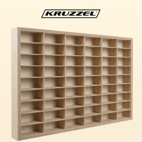 Półka drewniana na auta/resoraki KRUZZEL 21998 Półka drewniana na auta/resoraki KRUZZEL 21998