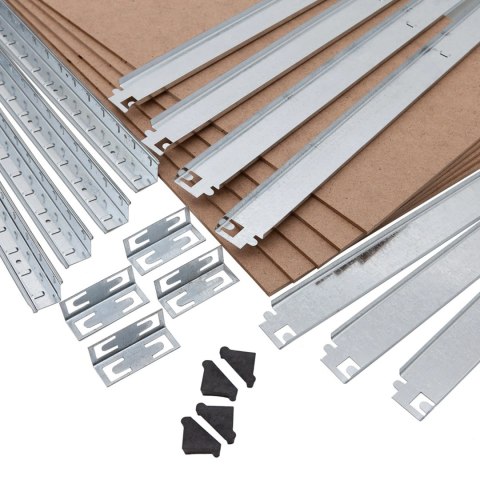 Regał magazynowy metalowy szafka 175 kg x5 180x90x40cm GreenBlue, ocynk, rozkładany, MDF, GB378 Regał magazynowy metalowy szafka 175 kg x5 180x90x40cm GreenBlue, ocynk, rozkładany, MDF, GB378