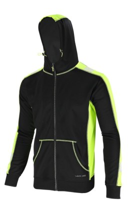 Bluza z pasami odblaskowymi czarno-żółta, 