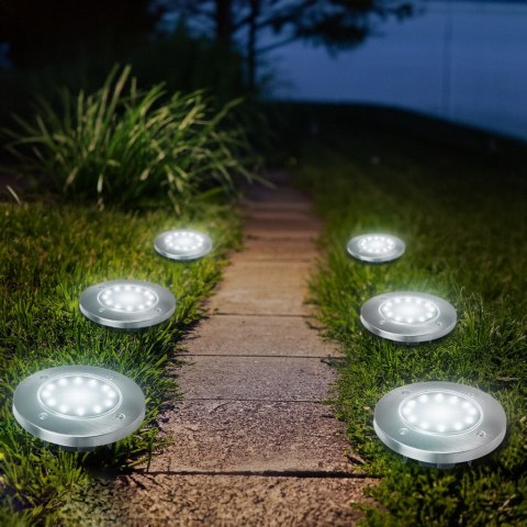Solarna lampa najazdowa ogrodowa LED Maclean IP44, 12 LED SMD, 4000K, Ni-MH 600 mAh, 0,7W, MCE318 Solarna lampa najazdowa ogrodowa LED Maclean IP44, 12 LED SMD, 4000K, Ni-MH 600 mAh, 0,7W, MCE318
