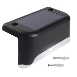 Solarna lampa schodowa tarasowa LED Maclean IP44, 4000K, Ni-MH 100 mAh, 80x45x45mm, czuj. zmierzchu MCE319