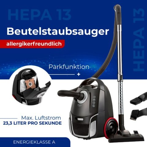 AD 7054 Odkurzacz workowy przyjazny alergikom - hepa 13 AD 7054 Odkurzacz workowy przyjazny alergikom - hepa 13