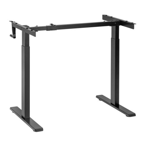 Biurko Maclean, ręczna regulacja wysokości, bez blatu, do pracy stojąco siedzącej, max 60 kg, max wys 120cm, MC-790NB Biurko Maclean, ręczna regulacja wysokości, bez blatu, do pracy stojąco siedzącej, max 60 kg, max wys 120cm, MC-790NB
