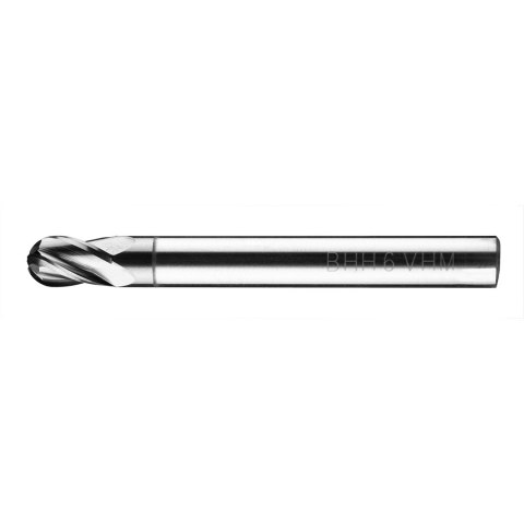 Frez węglikowy Baildon DIN 6527 L FWP2L 6 mm, VHM TiAlN, Z2, 57-10 mm Frez węglikowy Baildon DIN 6527 L FWP2L 6 mm, VHM TiAlN, Z2, 57-10 mm