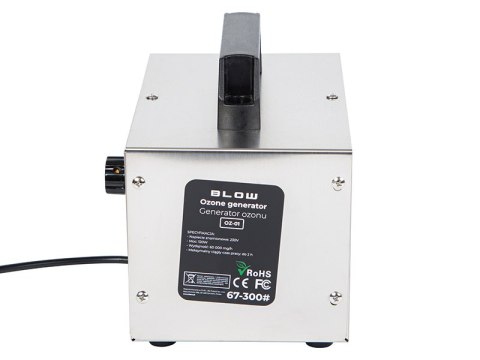 67-300# Generator ozonu blow oz-01 ozonator 60 000 mg/h 120w 67-300# Generator ozonu blow oz-01 ozonator 60 000 mg/h 120w
