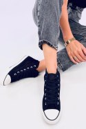 Ażurowe trampki za kostkę MOUSSE BLACK - Inello Inello
