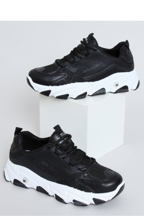 BUTY SPORTOWE DAMSKIE CZARNE NB373P BLACK - Inello Inello BUTY SPORTOWE DAMSKIE CZARNE NB373P BLACK - Inello Inello