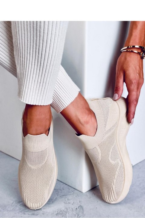 Buty sportowe skarpetkowe GOFF BEIGE - Inello Inello Buty sportowe skarpetkowe GOFF BEIGE - Inello Inello