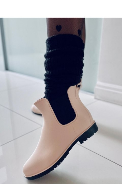 Kalosze damskie sztyblety FOXY BEIGE - Inello Inello Kalosze damskie sztyblety FOXY BEIGE - Inello Inello