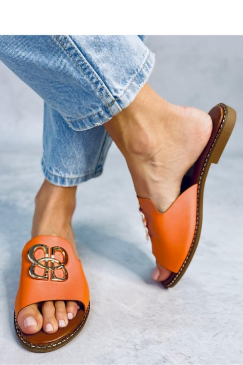 Sandał Klapki damskie EBONY ORANGE - Inello Inello Sandał Klapki damskie EBONY ORANGE - Inello Inello
