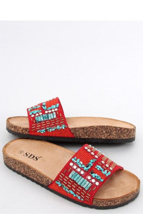 Sandał Klapki korkowe TAIDA RED - Inello Inello Sandał Klapki korkowe TAIDA RED - Inello Inello