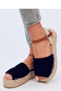 Sandałki espadryle Boho INGRAM BLACK - Inello Inello