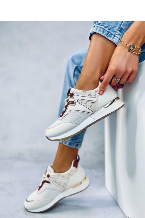 Sneakersy damskie MURRAY BEIGE - Inello Inello Sneakersy damskie MURRAY BEIGE - Inello Inello