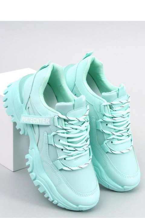 Sneakersy na koturnie BAINS GREEN - Inello Inello Sneakersy na koturnie BAINS GREEN - Inello Inello