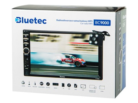 78-363# Radio bluetec bc9000 2din 7" + kamera cofania 78-363# Radio bluetec bc9000 2din 7" + kamera cofania