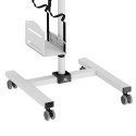 Wózek stand profesjonalny Maclean, mobilne stanowisko komputerowe na kółkach, max 17"-32", max 20kg, MC-793 W