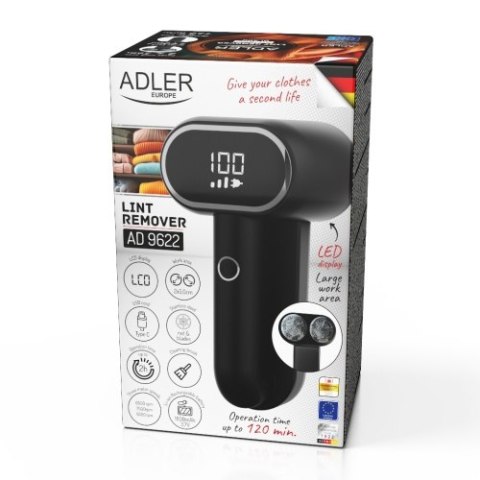 AD 9622 black Golarka do tkanin z wyświetlaczem lcd AD 9622 black Golarka do tkanin z wyświetlaczem lcd
