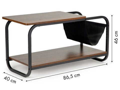 Stolik kawowy loft nowoczesny 2 poziomy ModernHome Stolik kawowy loft nowoczesny 2 poziomy ModernHome