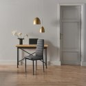 Zestaw krzeseł do jadalni salonu z ekoskóry 4 szt. wysokie oparcie - szare ModernHome