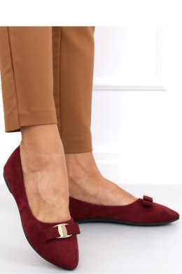 Baleriny damskie JANYA WINE RED - Inello Inello