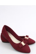Baleriny damskie JANYA WINE RED - Inello Inello