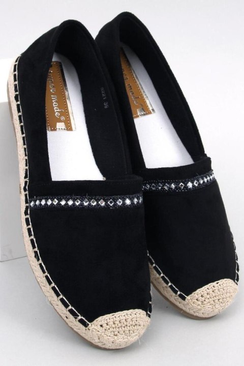 Espadryle damskie ETANCE BLACK - Inello Inello Espadryle damskie ETANCE BLACK - Inello Inello