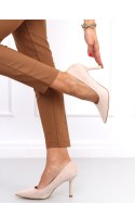 Szpilki damskie zamszowe GIORGIA BEIGE - Inello Inello