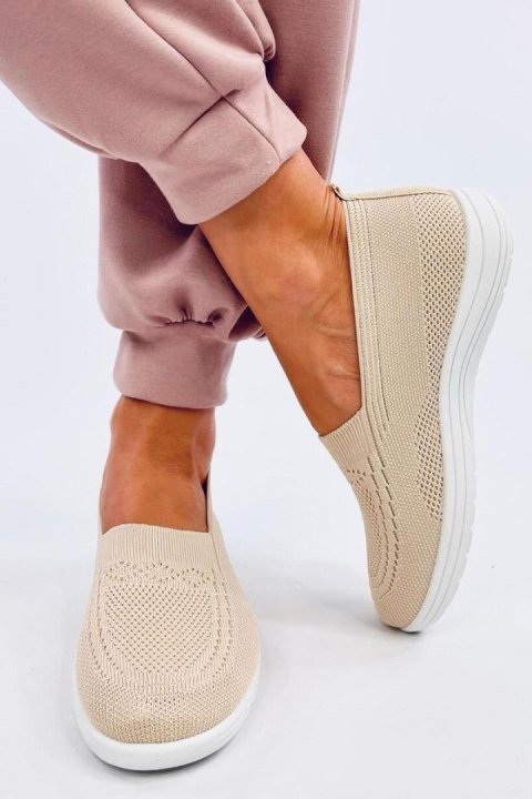 Tenisówki skarpetkowe DIDIER BEIGE - Inello Inello Tenisówki skarpetkowe DIDIER BEIGE - Inello Inello
