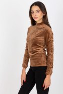 Bluzka Model RP-BZ-8181.45P Brown - Rue Paris Rue Paris