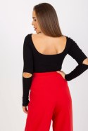 Bluzka Model RV-BZ-8021.23 Black - Rue Paris Rue Paris