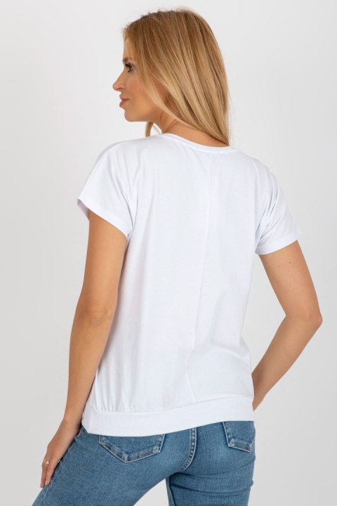 Bluzka Model RV-BZ-8920.19X White - Rue Paris Rue Paris Bluzka Model RV-BZ-8920.19X White - Rue Paris Rue Paris