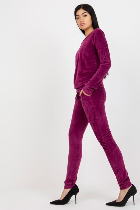 Spodnie Komplet Model RV-KMPL-6083.05 Violet - Rue Paris Rue Paris Spodnie Komplet Model RV-KMPL-6083.05 Violet - Rue Paris Rue Paris