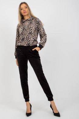 Spodnie Komplet Model WN-KMPL-2410-1.17 Black/Beige - Rue Paris Rue Paris