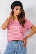 T-shirt Damski Model TP-TS-5480.97P Coral - Rue Paris Rue Paris
