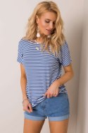 T-shirt Damski Model TP-TS-5480.97P White/Blue - Rue Paris Rue Paris
