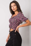 Bluzka Model RO-BZ-2516-9.34 Black/Pink - Rue Paris Rue Paris