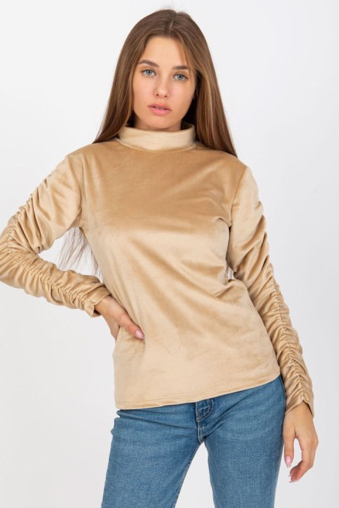 Bluzka Model RP-BZ-8181.61P Beige - Rue Paris Rue Paris Bluzka Model RP-BZ-8181.61P Beige - Rue Paris Rue Paris