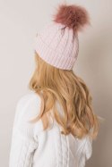 Czapka Damska Model JK-CZ-10.51 Light Pink - Rue Paris Rue Paris